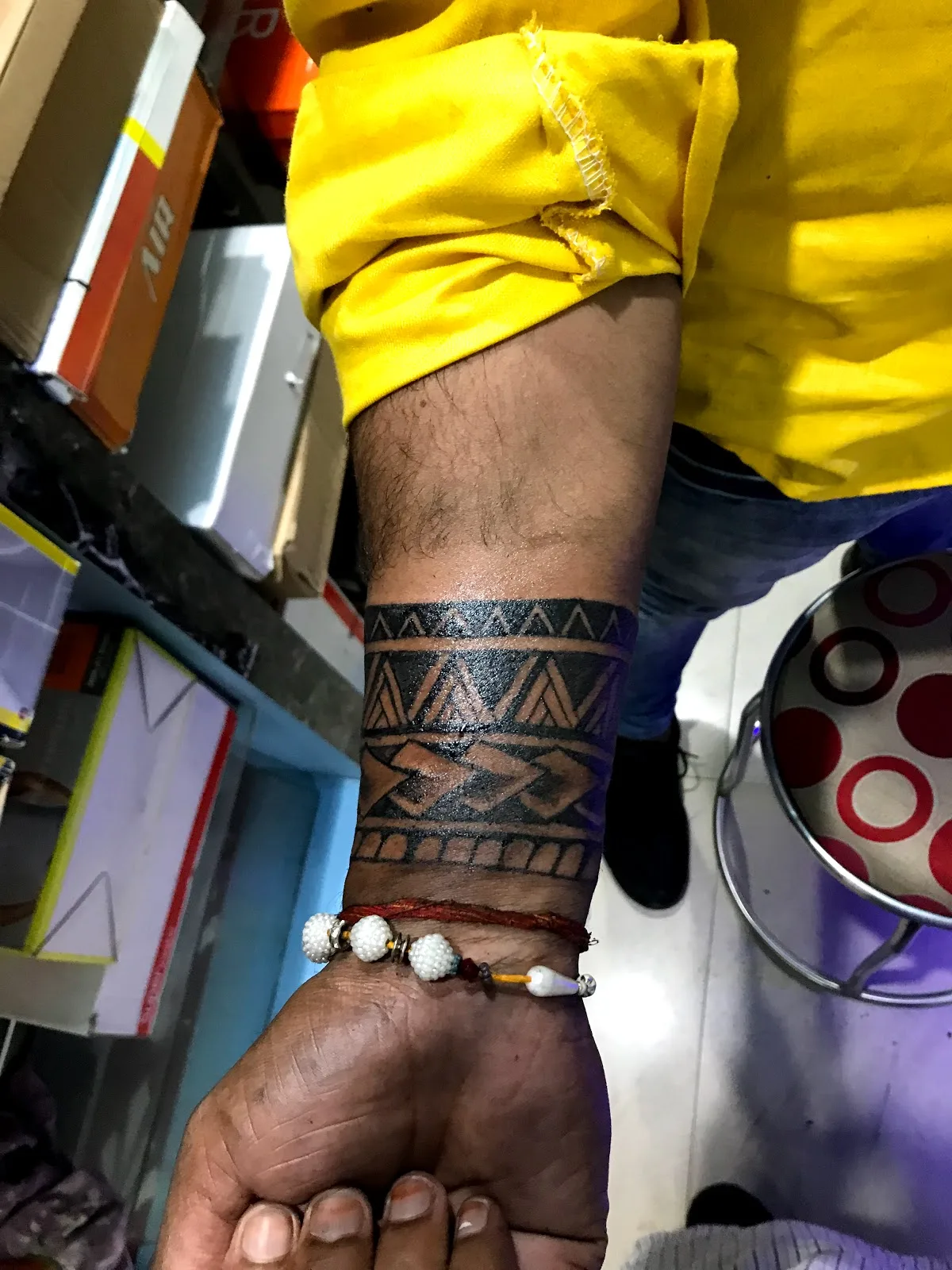 Satyam's tattoos