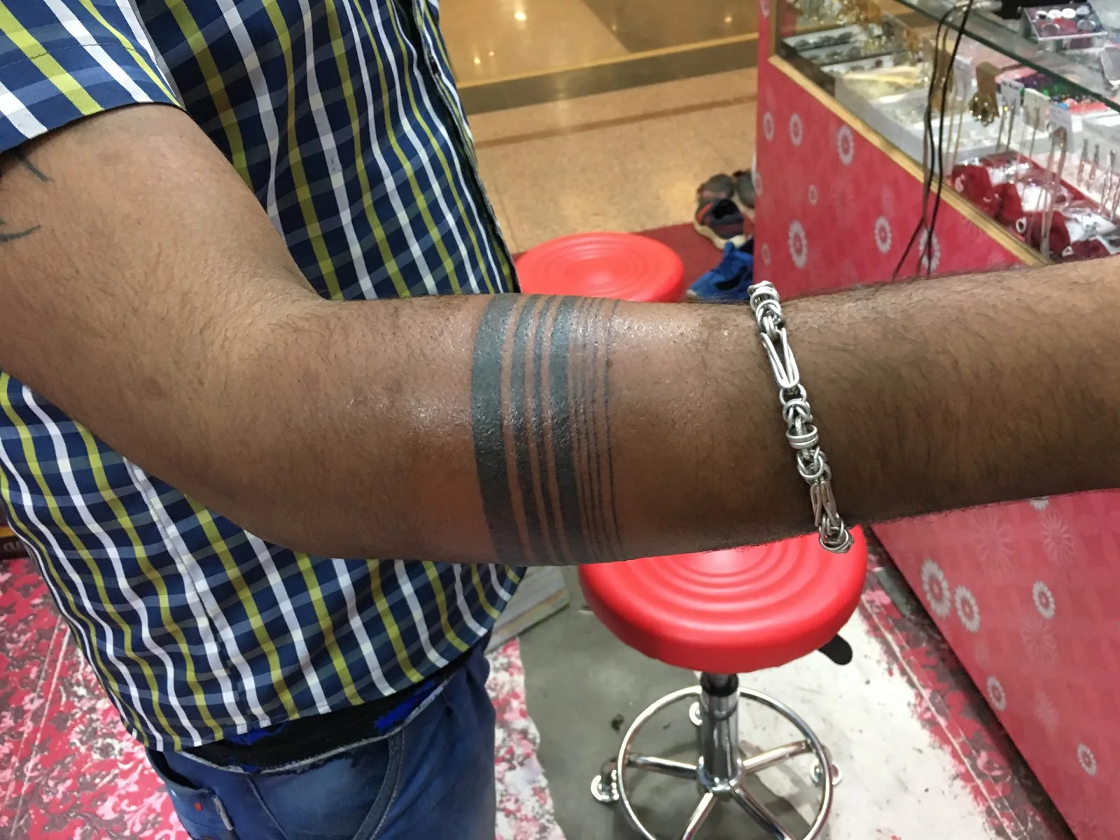 Satyam's tattoos