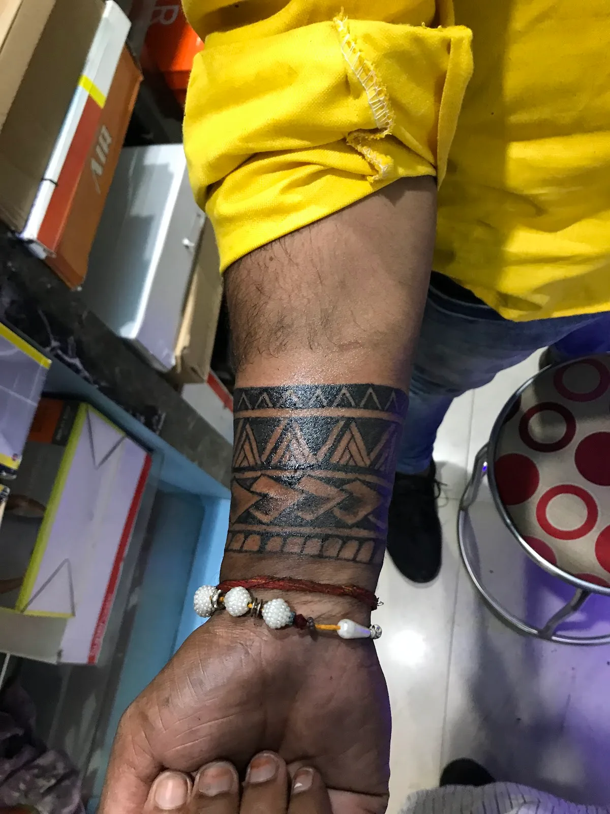 Satyam's tattoos