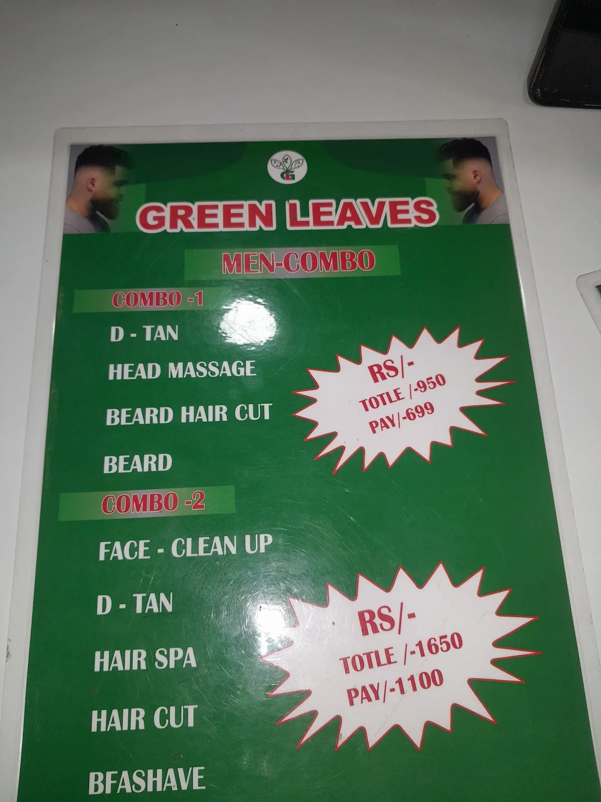 Green Leaves Unisex Salon