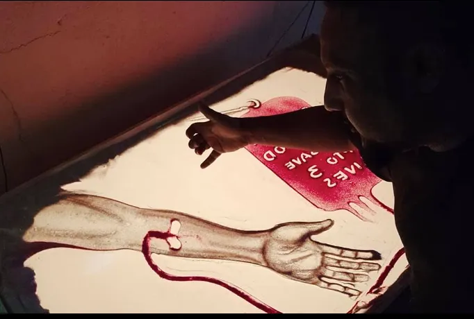 DRAWING & SAND ART CLASSES by SAND ARTIST SAND KAUSHIK