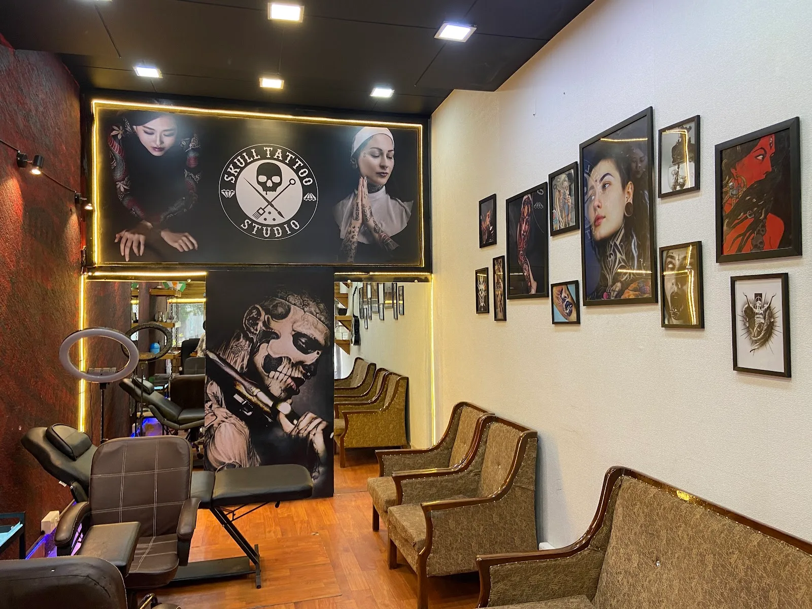skull tattoo studio ahmedabad
