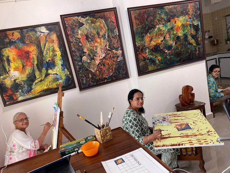 Drawing and painting class