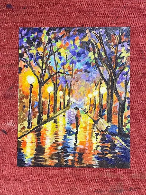 Drawing and painting class