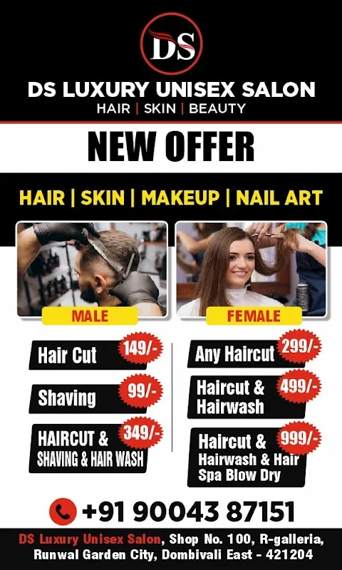 D. S luxury unisex salon