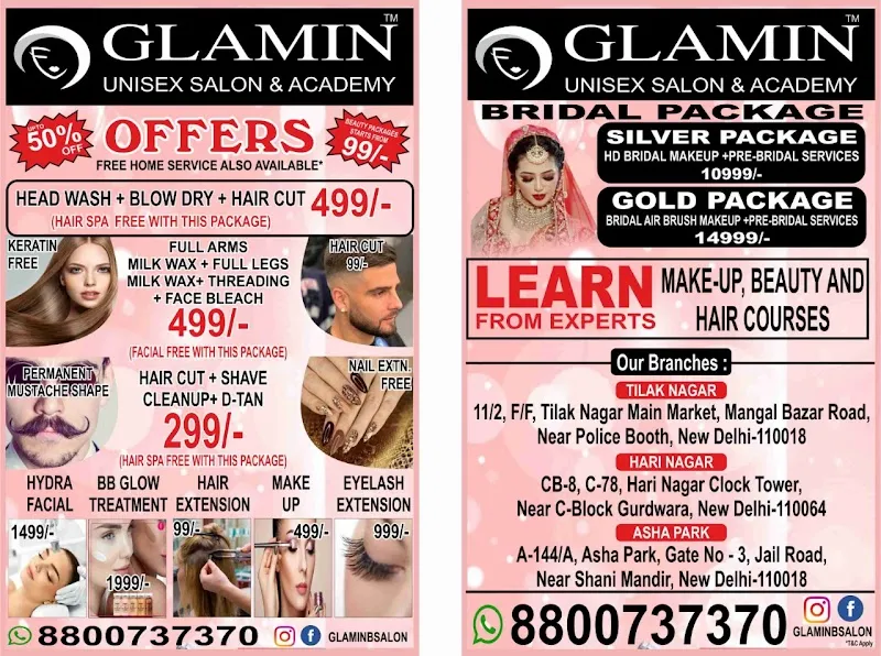 Glamin Unisex Salon & Academy