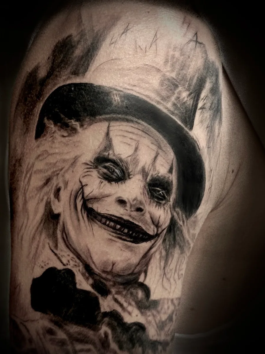 Art arrow tattoo Stockholm