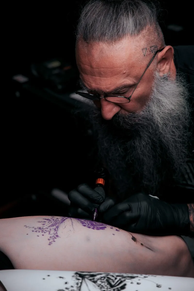 Art arrow tattoo Stockholm