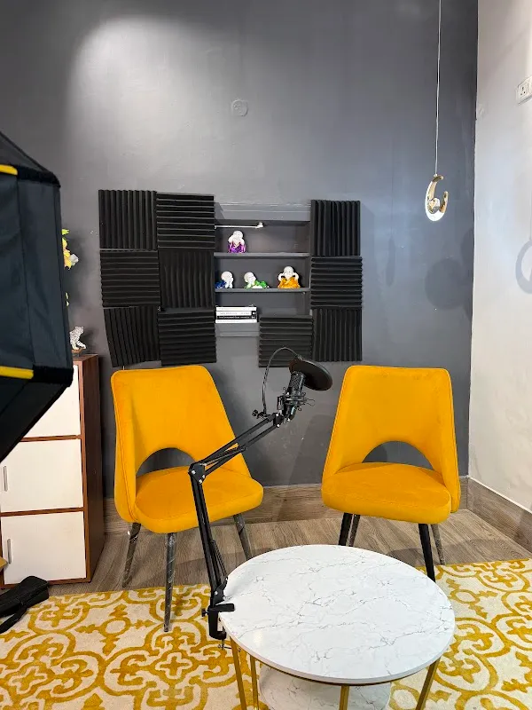 The Podcast studio