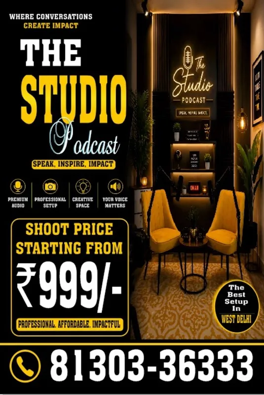 The Podcast studio