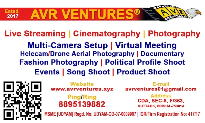 AVR VENTURES | Live Streaming | Photography | Cinematography