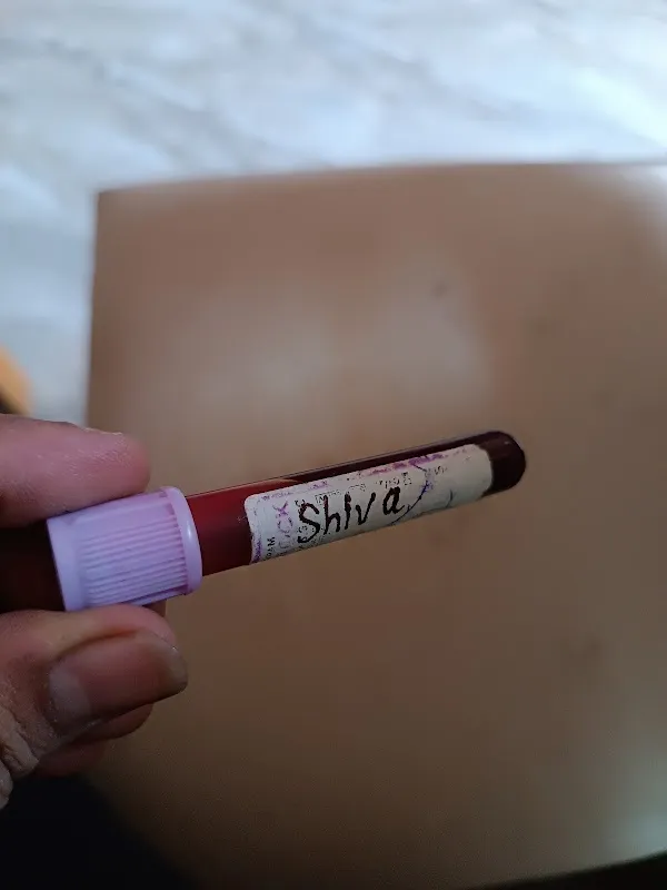 Blood art painting & pencil sketch