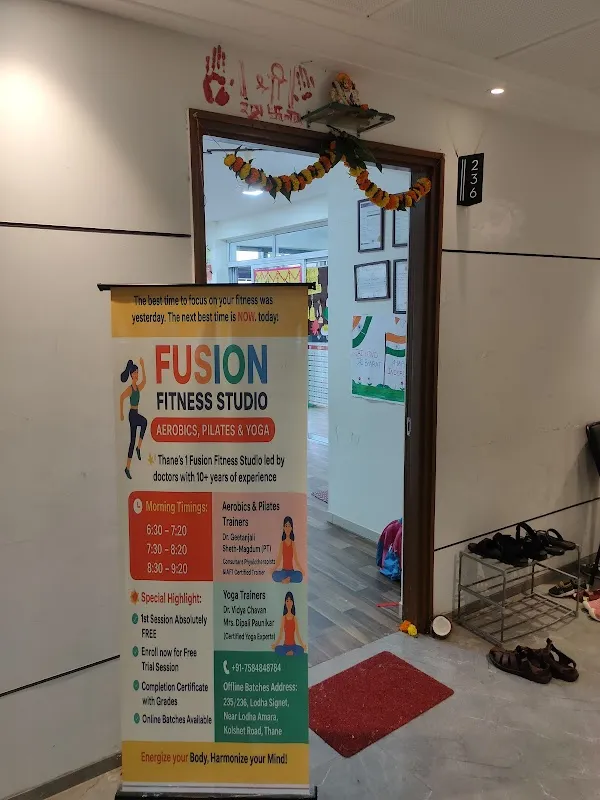 Fusion Fitness Studio - Aerobics, Pilates & Yoga | Lodha Signet | Online batches also Available