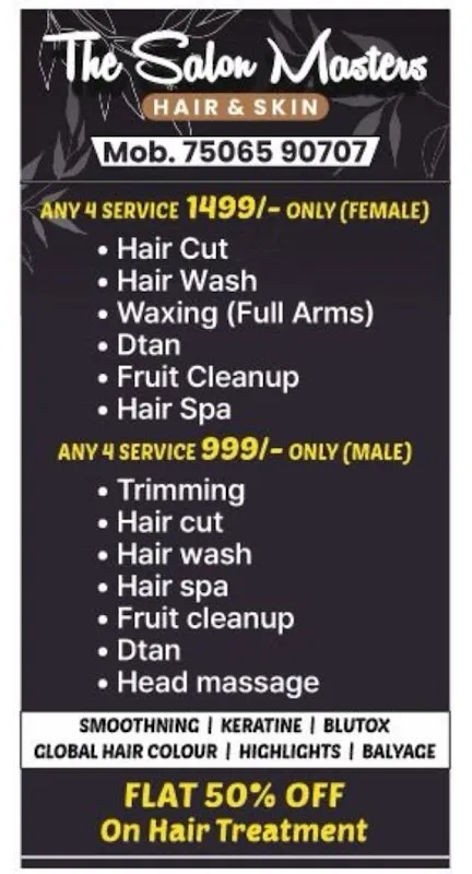 The Salon Masters - Hair & Skin Unisex Salon Lokmanya Nagar, Wagle Estate Thane