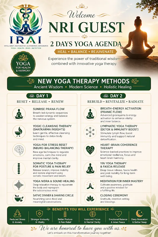 IRAI YOGA STUDIO & RESERACH CENTER FOR THERAPEUTICS