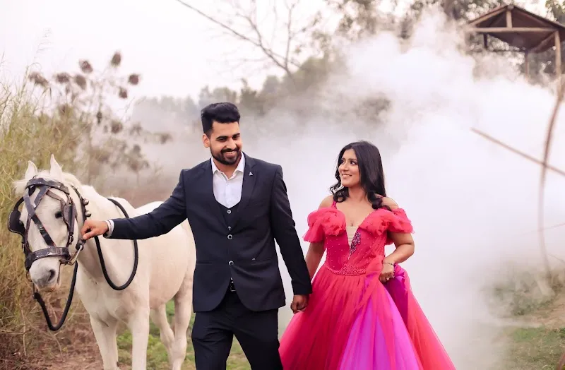 Happy wedding photography