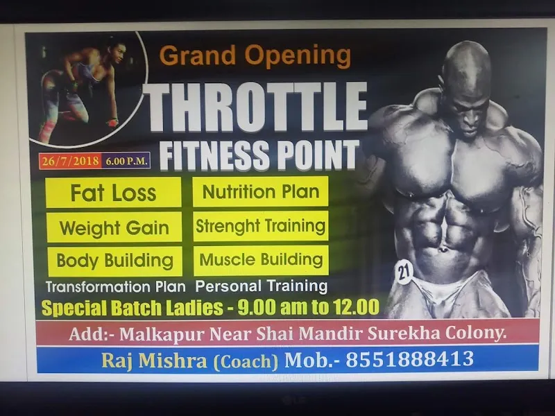 Throttle fitness point
