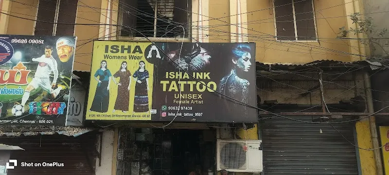 ISHA ink tattoo