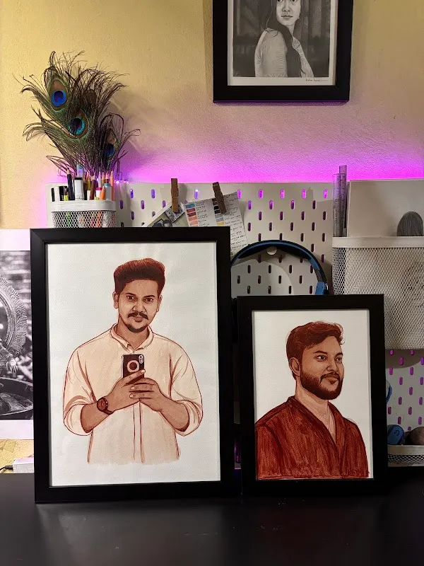 Blood art | pencil sketch | Kishor kanna Arts