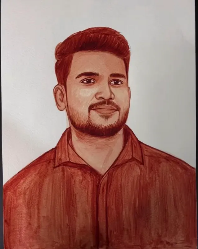 Blood art | pencil sketch | Kishor kanna Arts