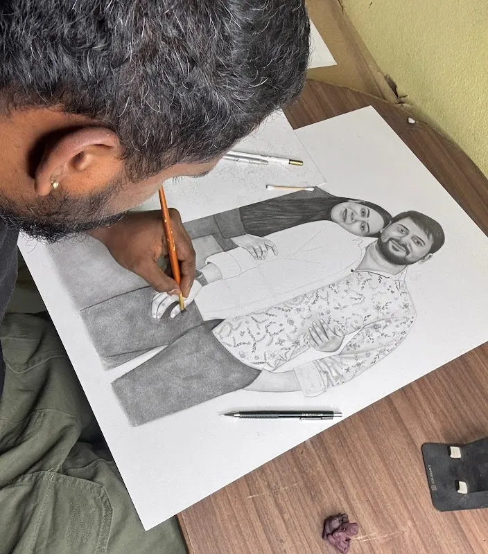 Blood art | pencil sketch | Kishor kanna Arts