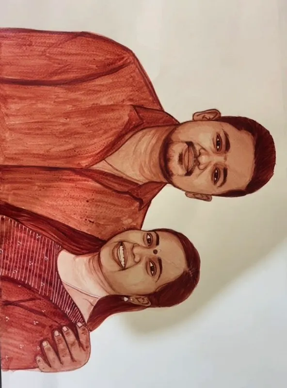 Blood art | pencil sketch | Kishor kanna Arts