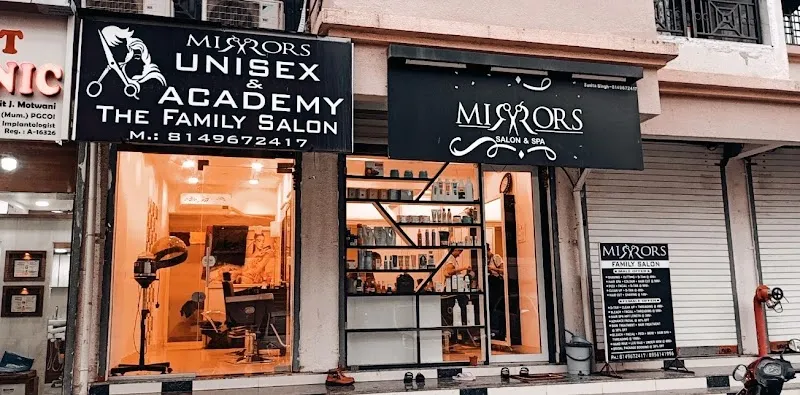 Mirrors the family salon and spa