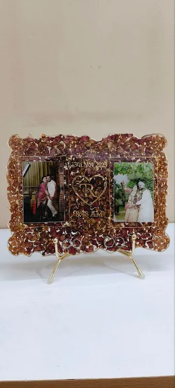 Anusha Arts || Resin Art | Varamala Preservation | Flower Preservation- Bangalore, Resin Arts class, Live stations for events