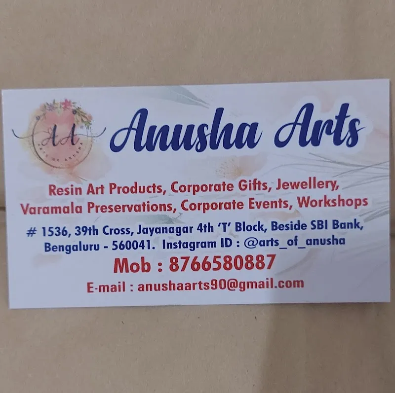 Anusha Arts || Resin Art | Varamala Preservation | Flower Preservation- Bangalore, Resin Arts class, Live stations for events