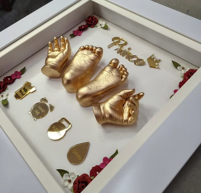 Casting Studio | baby hand feet impression | couple hand casting | family hand casting