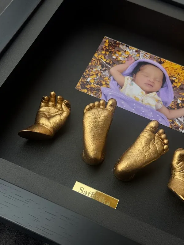 Casting Studio | baby hand feet impression | couple hand casting | family hand casting
