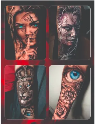 Three ink tattoo