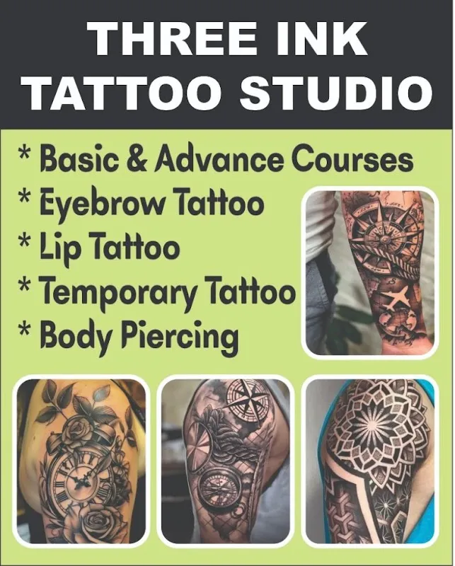 Three ink tattoo