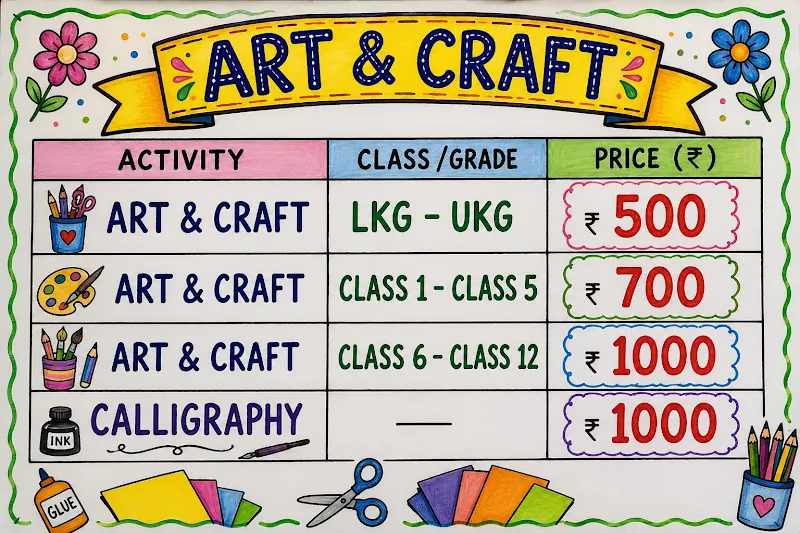 Laxmi Art & Craft Class