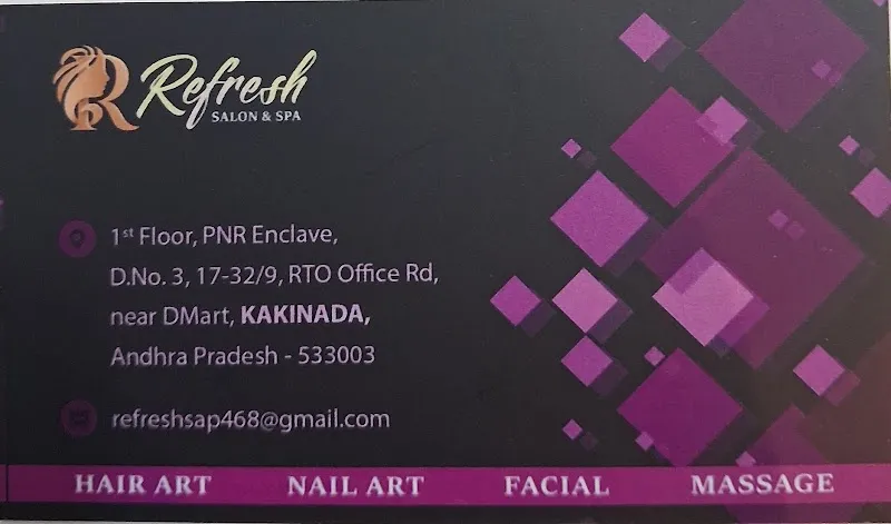 Refresh Salon and Spa - Best Spa in Kakinada