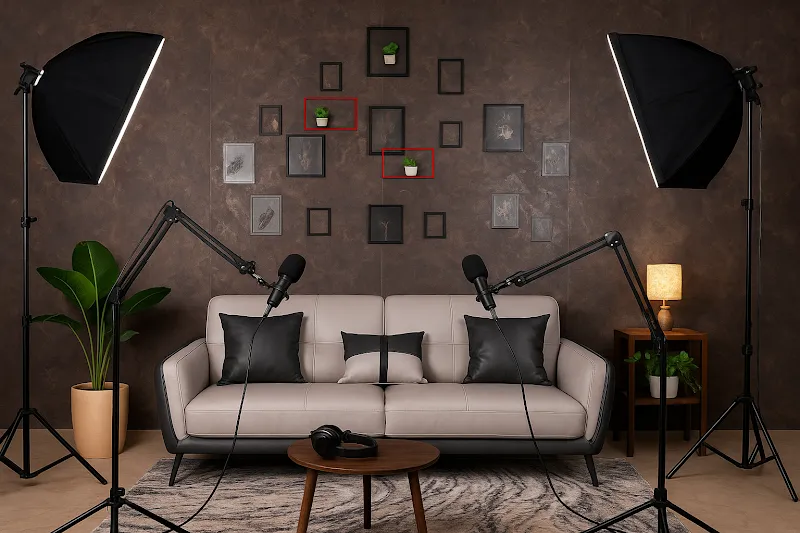 FAD House | Film Studio Bangalore | Premium Studio Sets | Workshops & Events | Best Podcast Studio | In-House Production