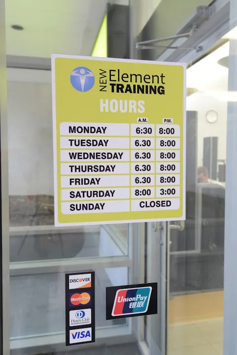 New Element Training