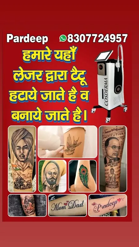 Partek New Look Tattoo Studio tattoo removal
