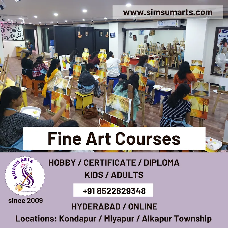 SIMSUM ARTS GALLERY & STUDIO - Painting Classes in Hyderabad kondapur hitech city