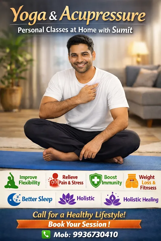 SumitYoga and Acupressure at Home/Personal Classes