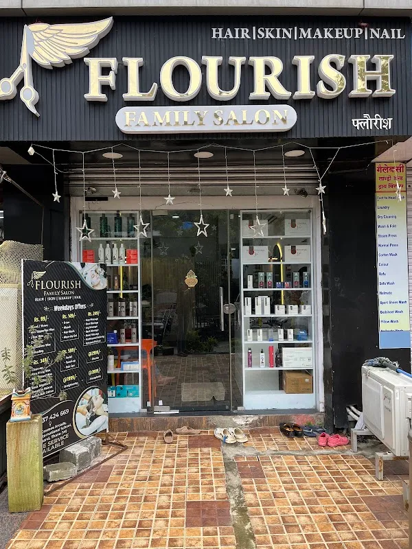 Flourish Family Salon | Beauty Parlour in Thane | Nail art | makeup artist | skin Treatment | Hair Treatment inThane