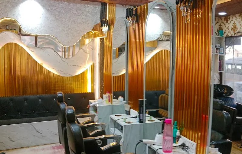 Chrome and comb unisex salon