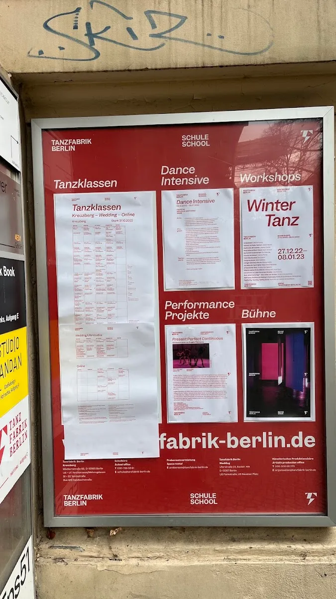 Tanzfabrik Berlin Schule