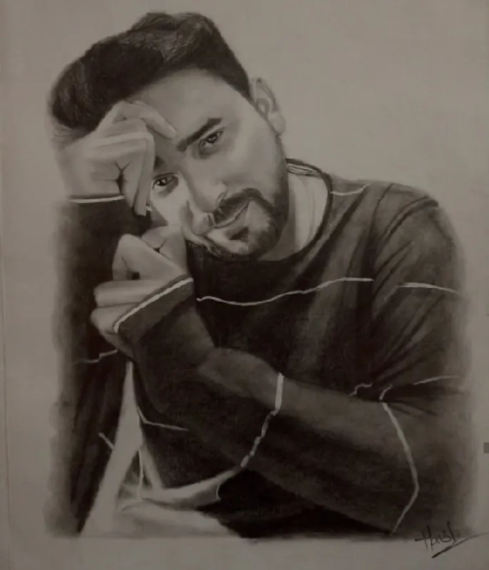 Sketch Artist in Delhi | Portrait Maker Harsh Kumar