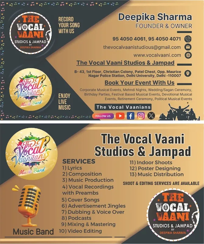 The Vocal Vaani Studios & Jampad