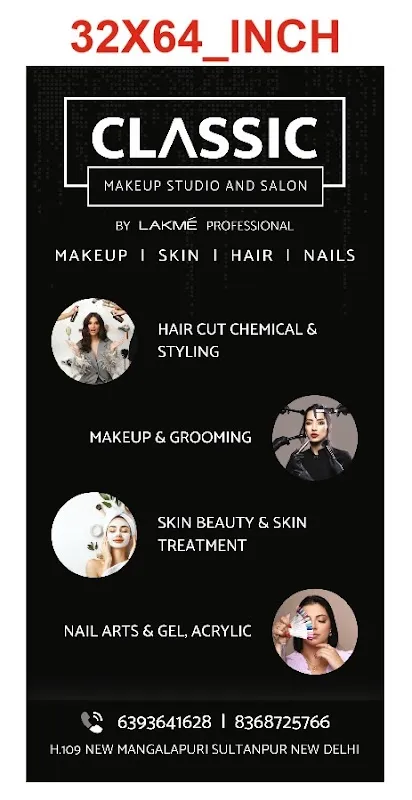 Classic makeup studio and salon