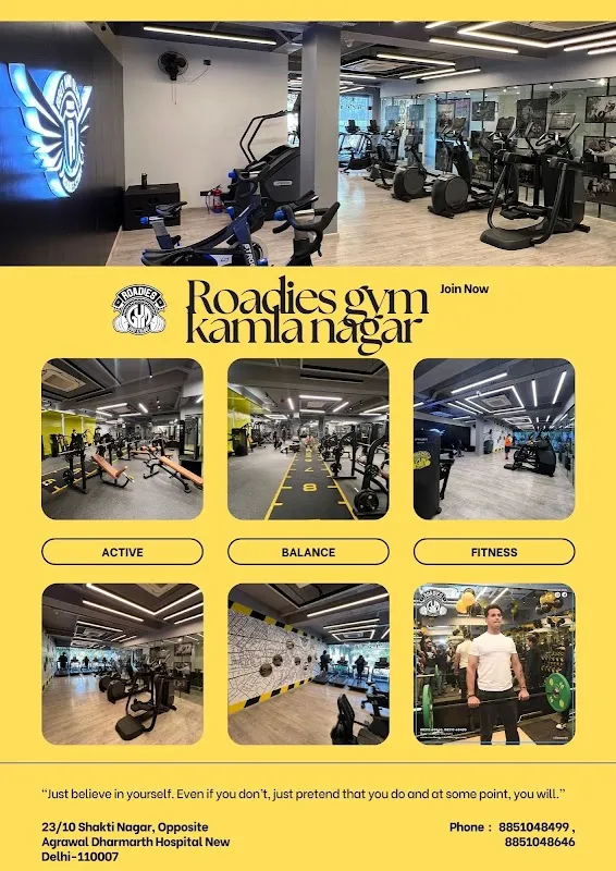 Roadies Gym Kamla Nagar