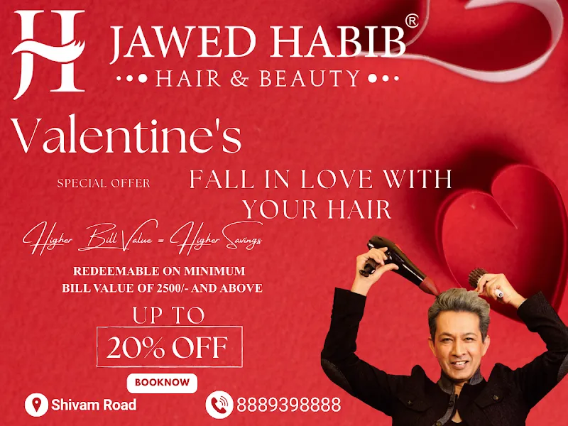 Jawed Habib Hair & Beauty Salon Shivam Road (DD Colony)