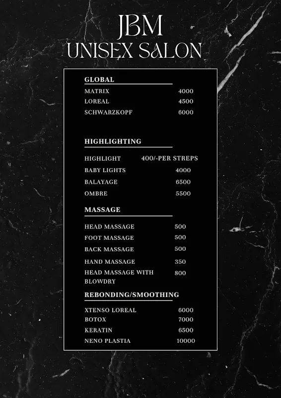 JBM UNISEX SALON – Jagatpura Jaipur