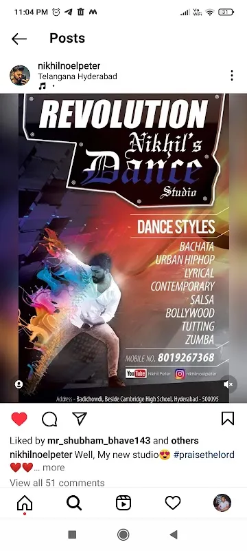 NE Revolution dance studio